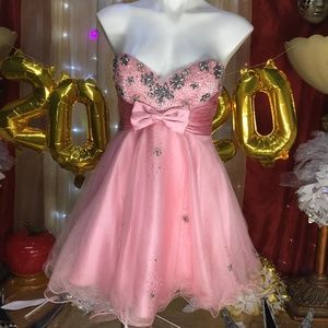 *CLARISSE PINK  AND SILVER SZ 4